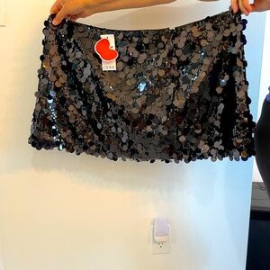 Cider mini black skirt 2x